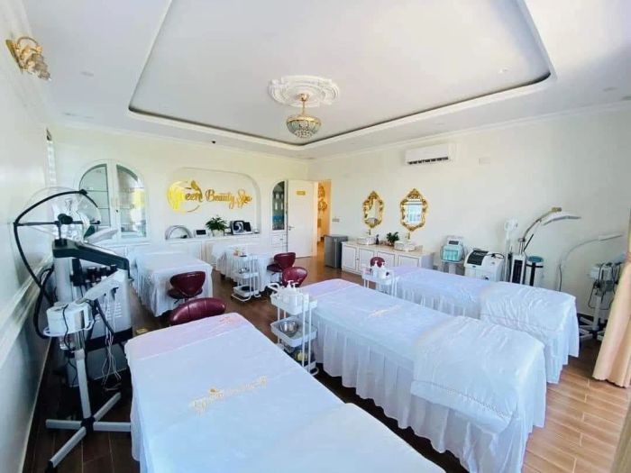 Hình ảnh quy trình trị liệu da chuyên nghiệp tại Green Beauty Spa