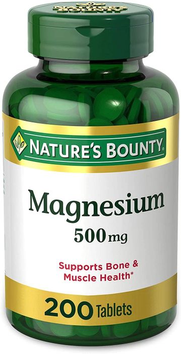 Bộ ảnh chất lượng cao Viên uống Nature's Bounty Magnesium 500mg