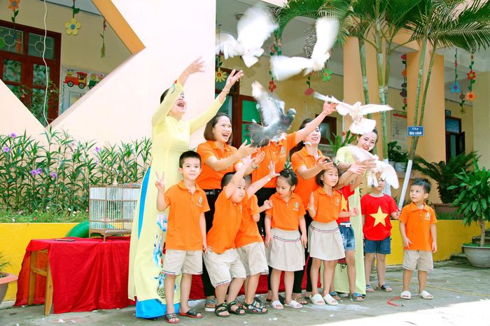 Không gian học tập hiện đại tại Trường Mầm non Trần Nguyên Hãn