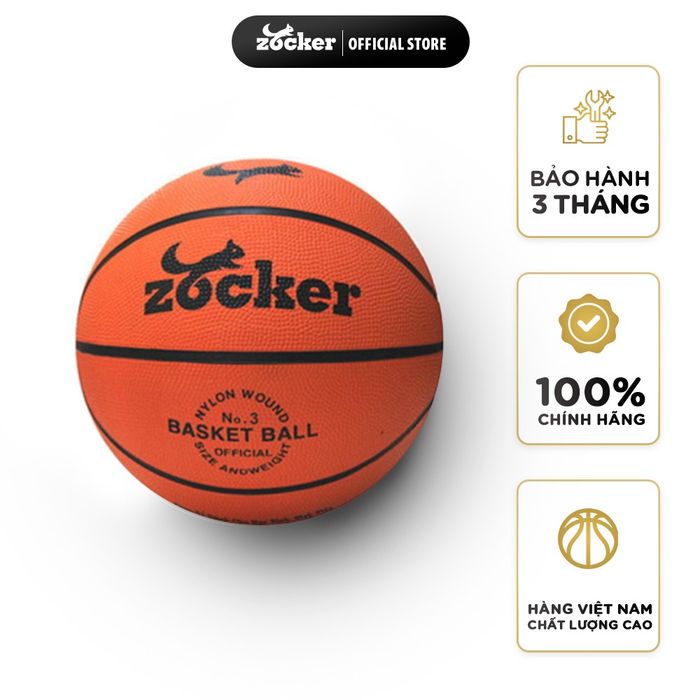 Bóng rổ cao su Zocker - Góc nhìn chân thực (Hình 2)