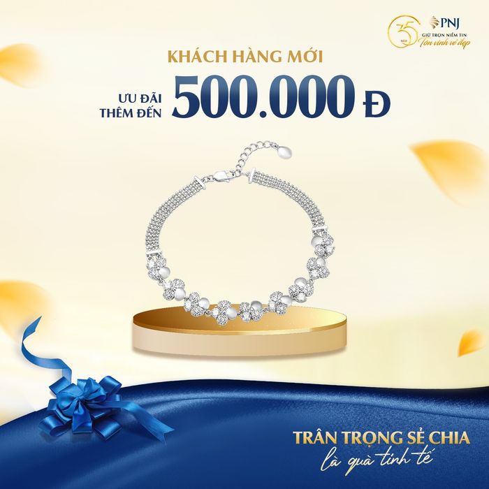 Bộ sưu tập trang sức bạc thanh lịch tại PNJ