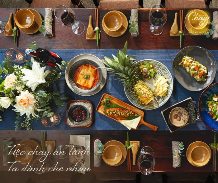 Hình ảnh thứ hai về Chay Garden - không gian ẩm thực xanh sang trọng