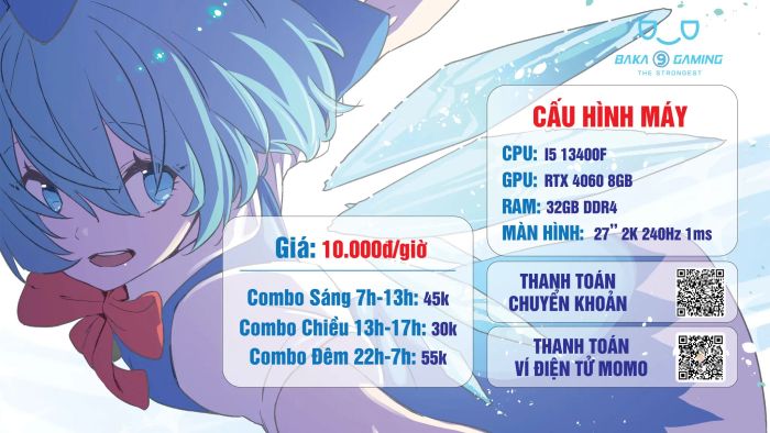 Góc chơi game chuyên nghiệp tại Baka ⑨ Gaming