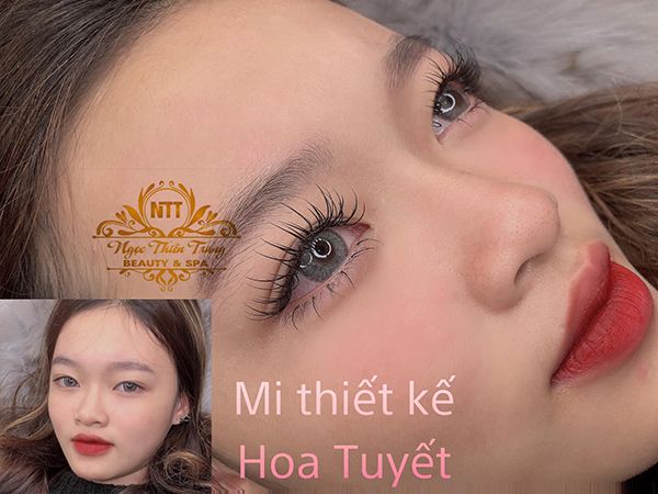 Hình ảnh nối mi nghệ thuật tại Ngọc Thiên Trang
