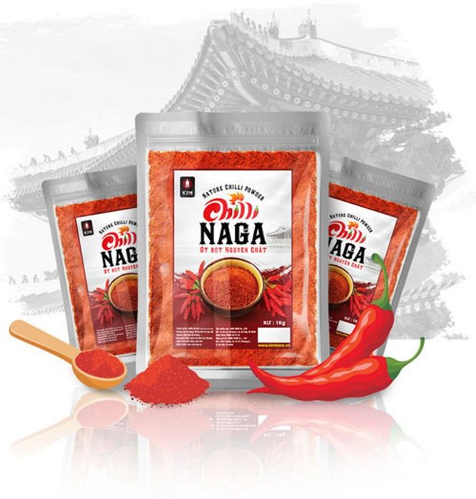 Ảnh minh họa ớt bột nguyên chất NAGA 2