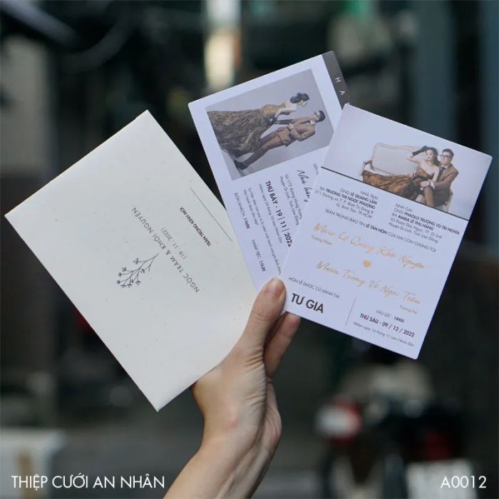 Thiệp cưới An Nhân hình ảnh 1