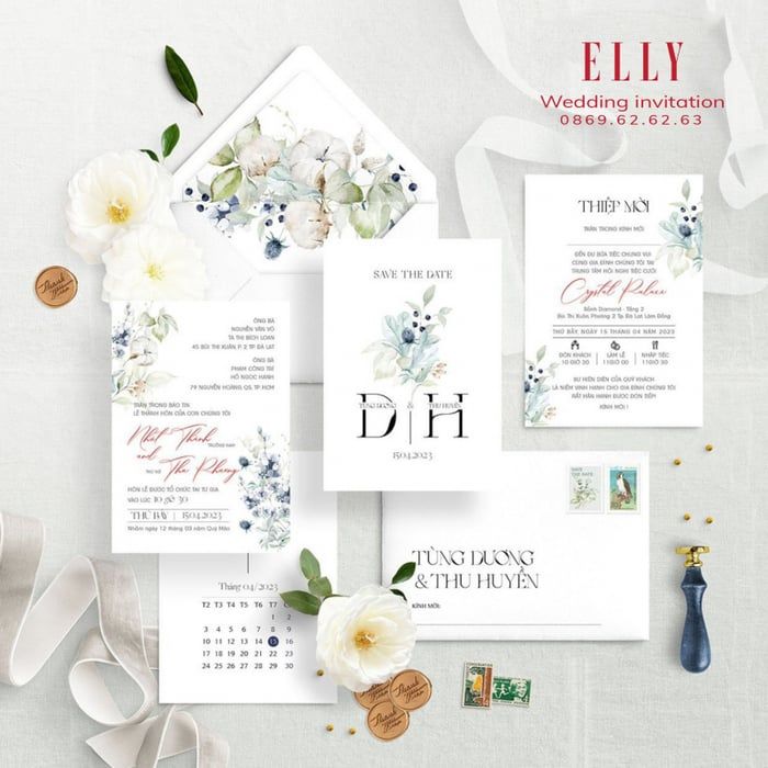 Những mẫu thiệp cưới sáng tạo tại Thiệp Cưới ELLY