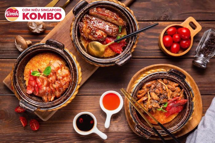 Những niêu cơm Singapore hấp dẫn tại KOMBO