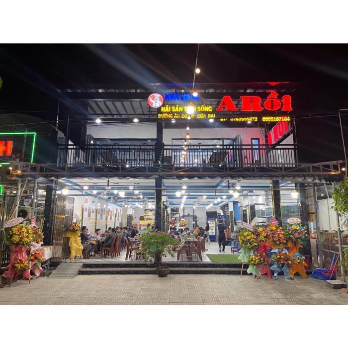Không gian ẩm thực đậm chất biển tại Nhà Hàng A Rồi