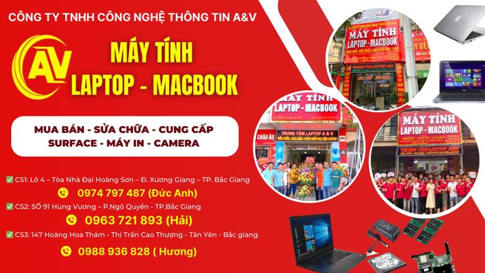 Hình ảnh 2 - Đội ngũ kỹ thuật viên chuyên nghiệp của Trung Tâm Laptop A&V