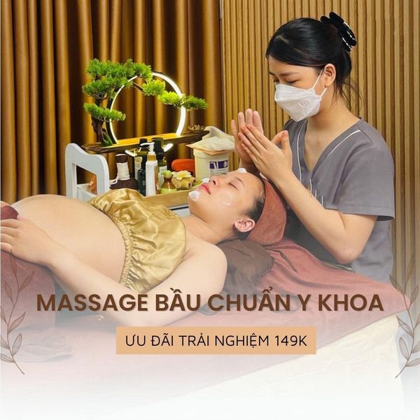 Hình ảnh liệu trình massage bầu chuyên nghiệp tại BLB Care
