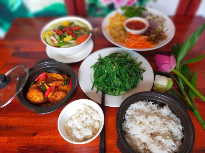 Không gian tĩnh lặng tại Hoan Hỷ