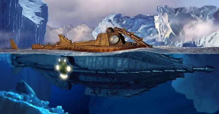 Hình ảnh minh họa 1: Con tàu Nautilus - kiệt tác công nghệ trong tưởng tượng của Véc-nơ (Nguồn: internet)