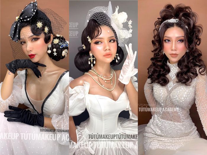 Bộ sưu tập kiểu tóc cô dâu đẹp nhất tại TÚ TÚ MAKE UP