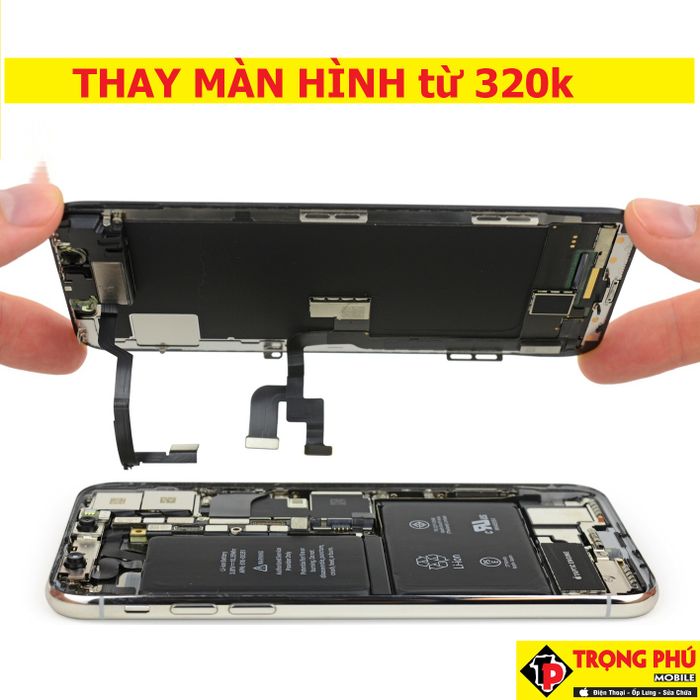 Quy trình thay màn hình chuyên nghiệp tại Trọng Phú Mobile