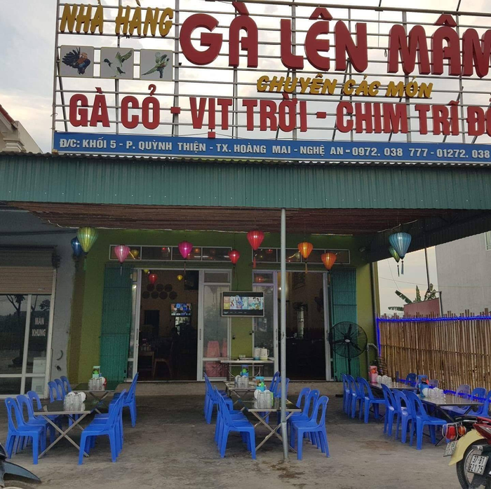 Góc ảnh ấn tượng tại Nhà hàng Gà Lên Mâm