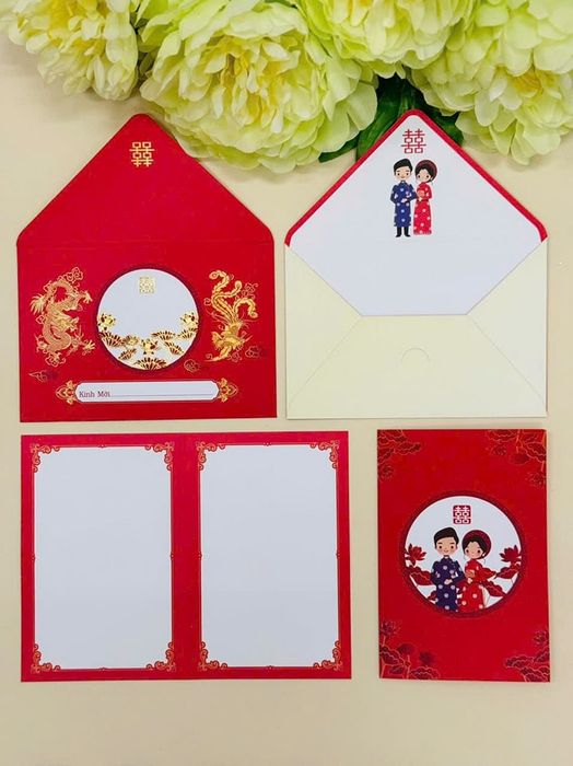 Bộ sưu tập thiệp cưới Hồng Phúc
