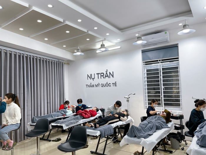 Không gian sang trọng đẳng cấp tại Viện Thẩm Mỹ Quốc Tế Nụ Trần