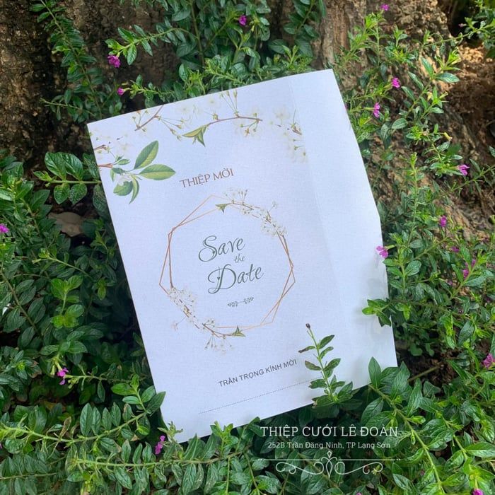 Hình ảnh thiệp cưới sang trọng từ Lê Đoàn Wedding