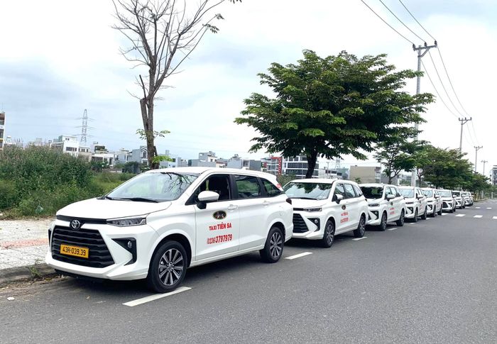 Hình ảnh đội xe Taxi Tiên Sa