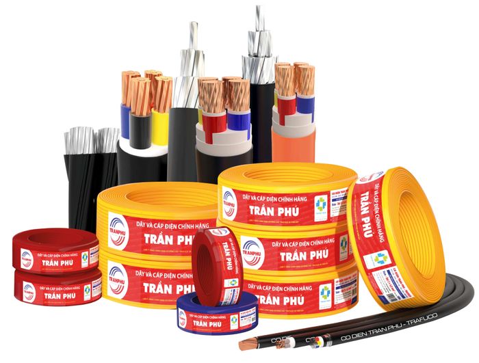 Hình ảnh chi tiết dây cáp điện Trần Phú - Tiêu chuẩn vàng ngành điện
