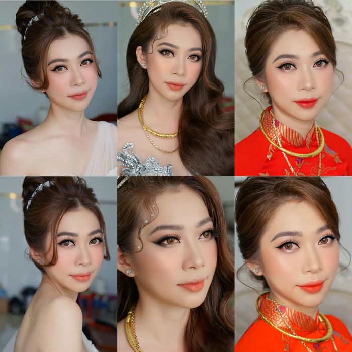 Hình ảnh thực tế kiểu tóc cô dâu tại Jun Makeup Store
