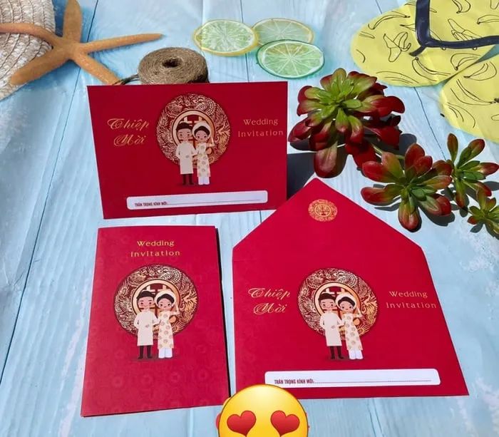 Thiệp cưới Quang Minh Lữ hình ảnh 1