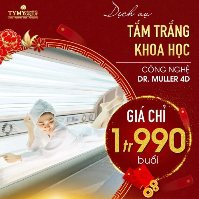 Hình ảnh quy trình tắm trắng chuyên nghiệp tại TyMy Spa