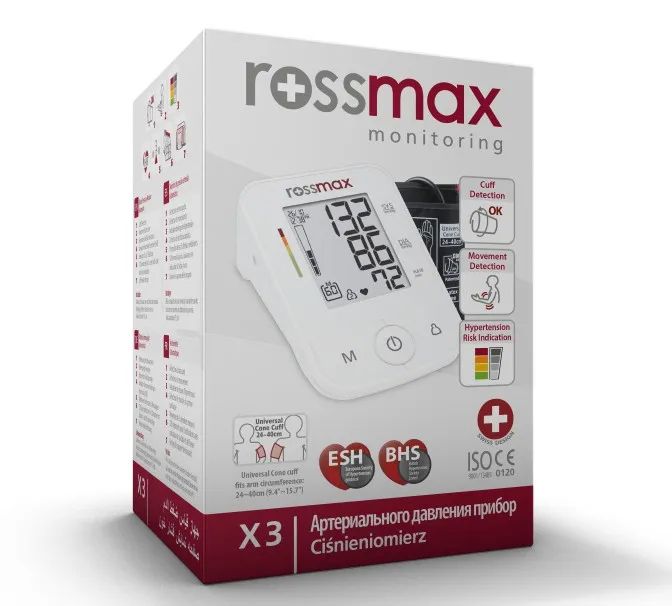<i>Máy đo huyết áp Rossmax ảnh 1</i> - Hình ảnh chân thực đầu tiên về thiết kế tinh tế và công nghệ hiện đại