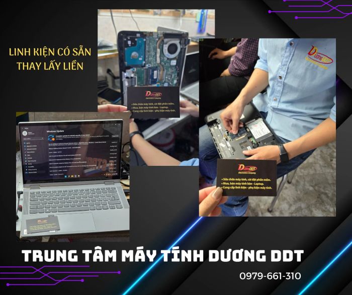 Không gian phục vụ khách hàng tại Máy tính Dương DDT