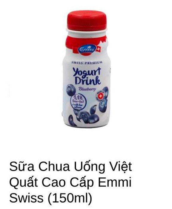 Sữa chua Swiss Premium Emmi hương việt quất - Hình ảnh 1