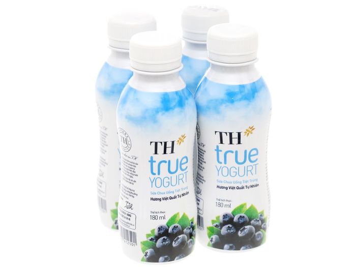 Sữa chua uống tiệt trùng TH Việt Quất - Hình ảnh 1