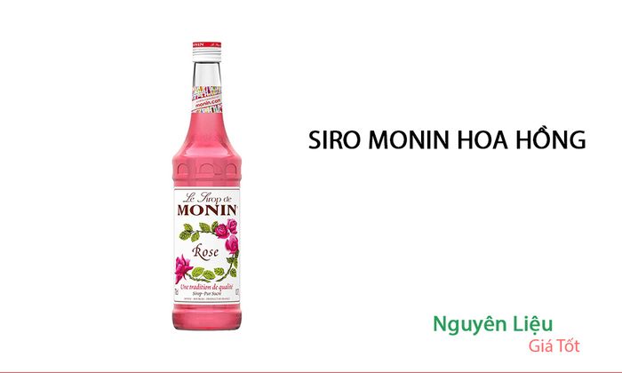 Siro Hoa Hồng Monin - Hình ảnh 2