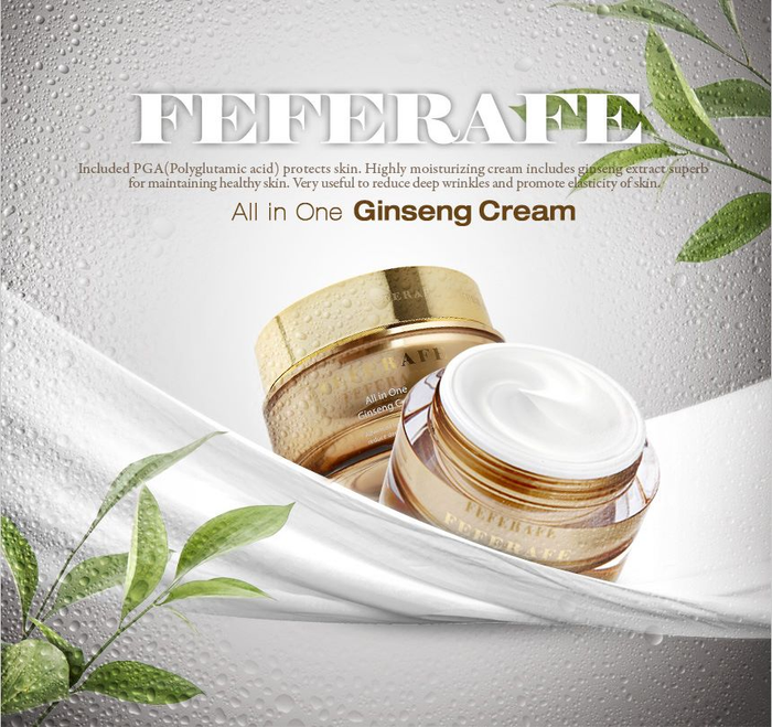 Hình ảnh sản phẩm Kem dưỡng da Feferafe All In One Ginseng Cream