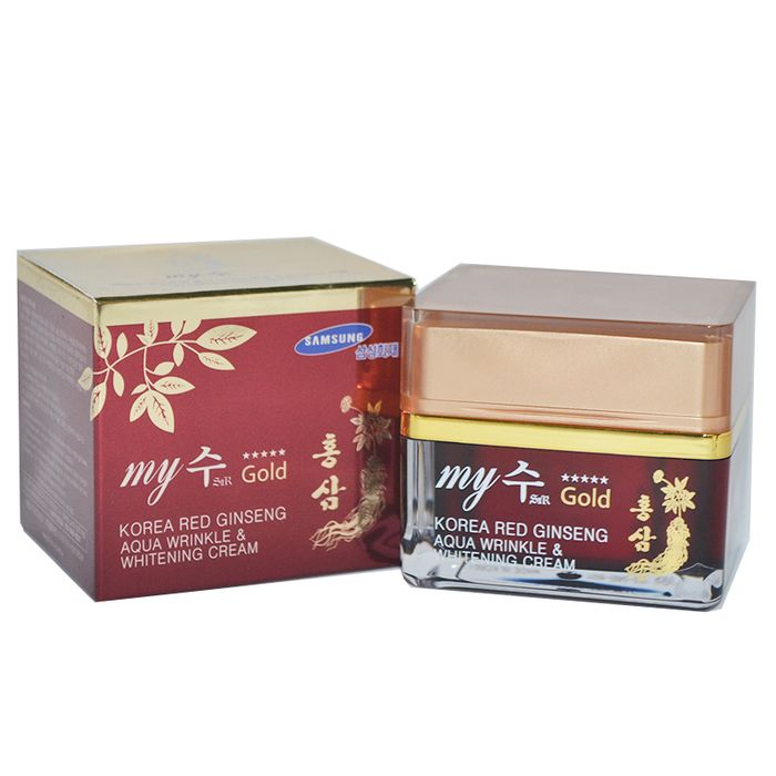 Hình ảnh minh họa kem dưỡng da Aqua Wrinkle & Whitening Cream từ Hàn Quốc