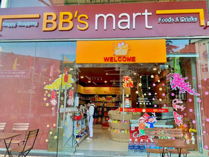 Góc ẩm thực tiện nghi tại BB's Mart