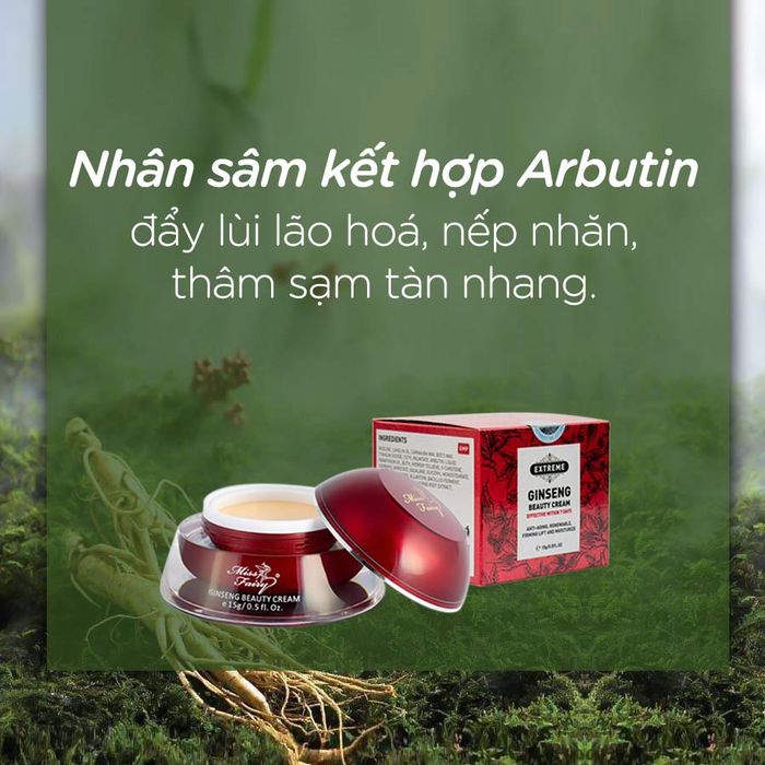 Hình ảnh sản phẩm Kem dưỡng da Miss Fairy với tinh chất nhân sâm Hàn Quốc