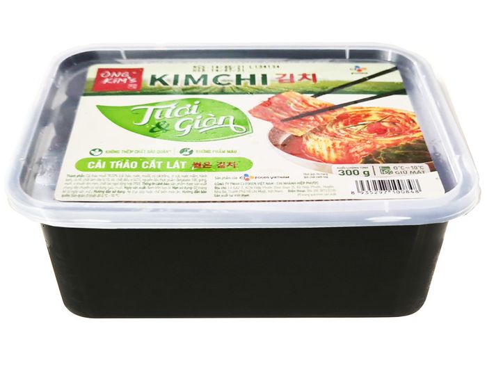 Hình ảnh kim chi cải thảo cắt lát CJ Food Ông Kim's chính hãng