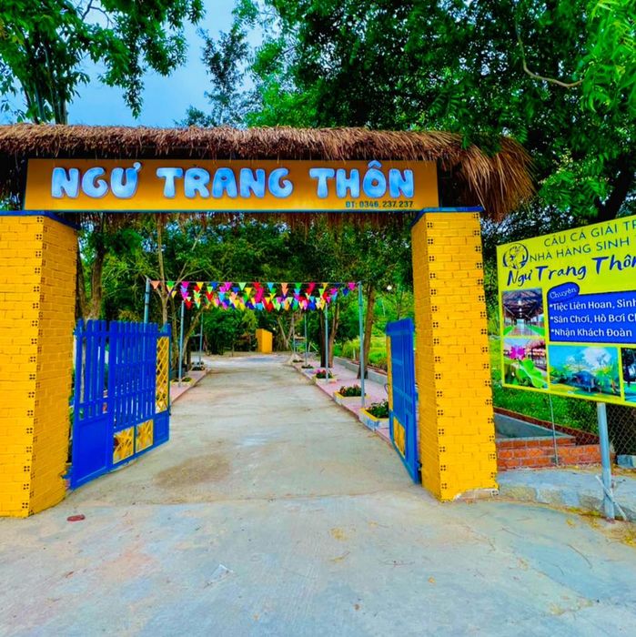 Khoảnh khắc bình yên: Câu cá giải trí tại Ngư Trang Thôn