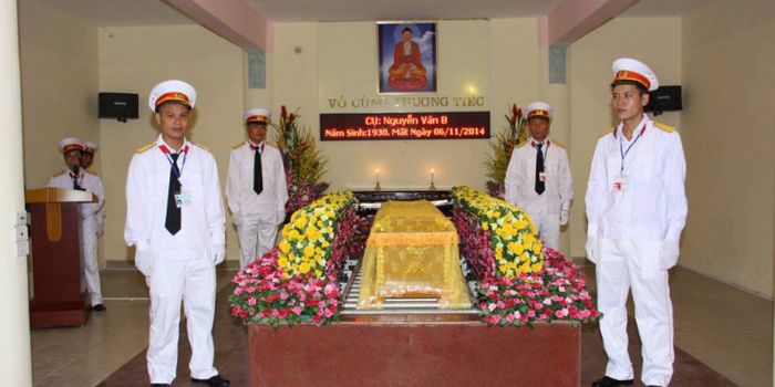 Không gian phục vụ tang lễ hiện đại tại Tân Phước Thọ
