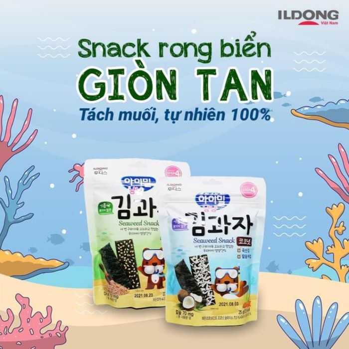 Snack Rong Biển Ayimeal Yumyum Laver - Tinh Hoa Biển Cả Cho Bé Yêu