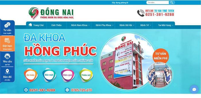 Hệ thống trang thiết bị y tế hiện đại tại Phòng Khám Hồng Phúc
