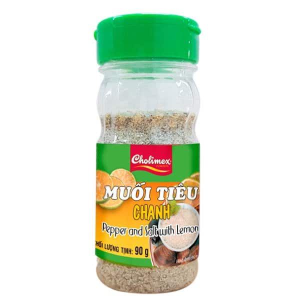 Hình ảnh chân thực muối tiêu chanh Cholimex - phiên bản đặc biệt