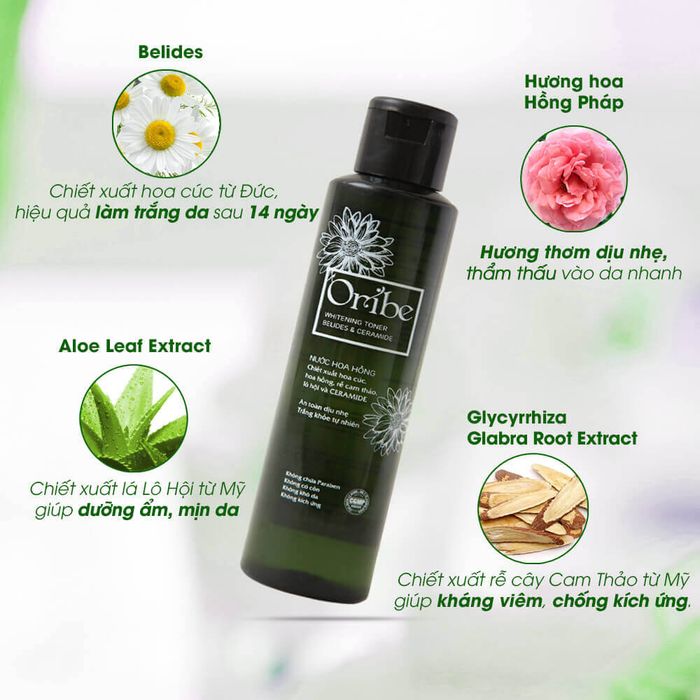 Hình ảnh thực tế sản phẩm Oribe với chất lỏng trong suốt tinh khiết