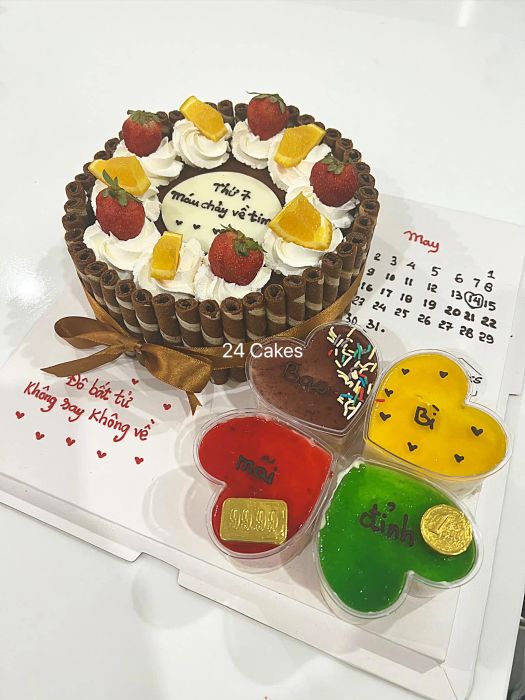 Hình ảnh những chiếc bánh kem nghệ thuật đầy sáng tạo tại 24 Cakes
