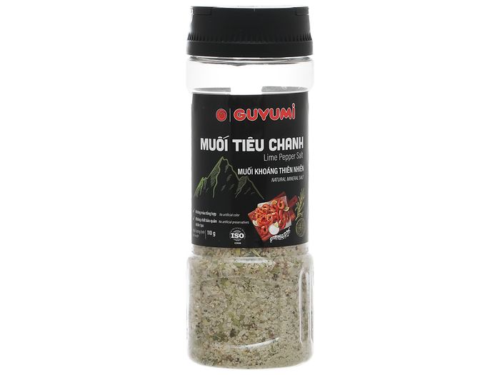 Hình ảnh chân thực muối tiêu chanh Guyumi - phiên bản đặc biệt