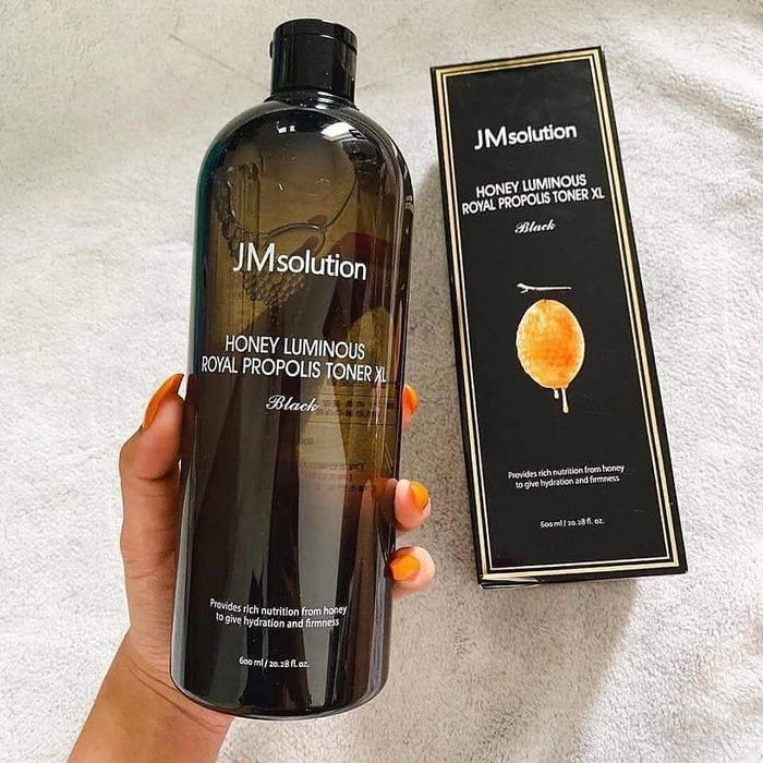Nước Hoa Hồng JMsolution Ngừa Lão Hóa Da Chiết Xuất Mật Ong Honey Luminous Royal Propolis Toner XL Black – Hình ảnh 2