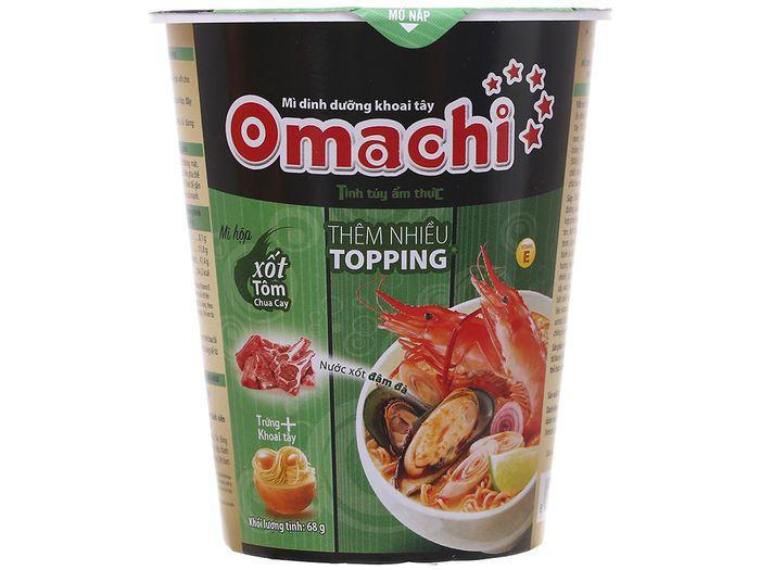 Mì Omachi Hộp Tôm Chua Cay hình 1