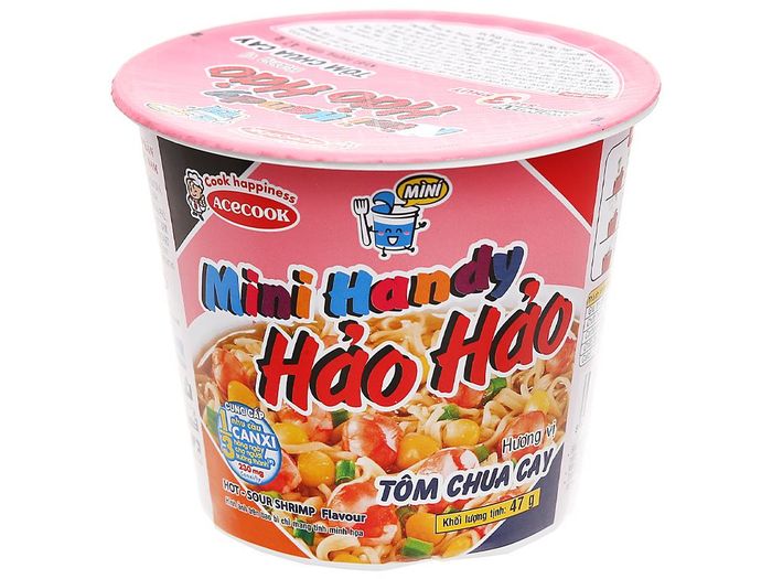 Mì ly mini ăn liền Handy Hảo Hảo hình 2