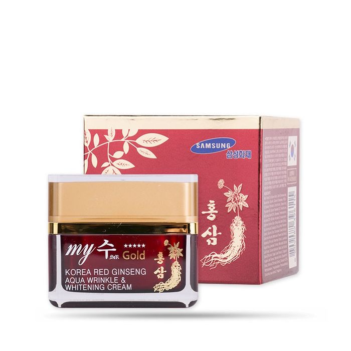 Hình ảnh kem dưỡng da nhân sâm Hàn Quốc Aqua Wrinkle & Whitening Cream